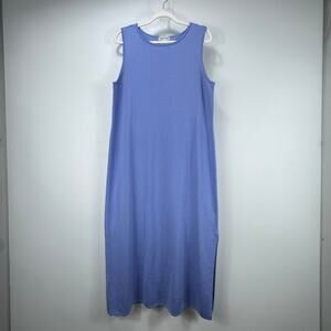 Chelsea Studio Knit Maxi Dress Size L Bodycon Spring Purple